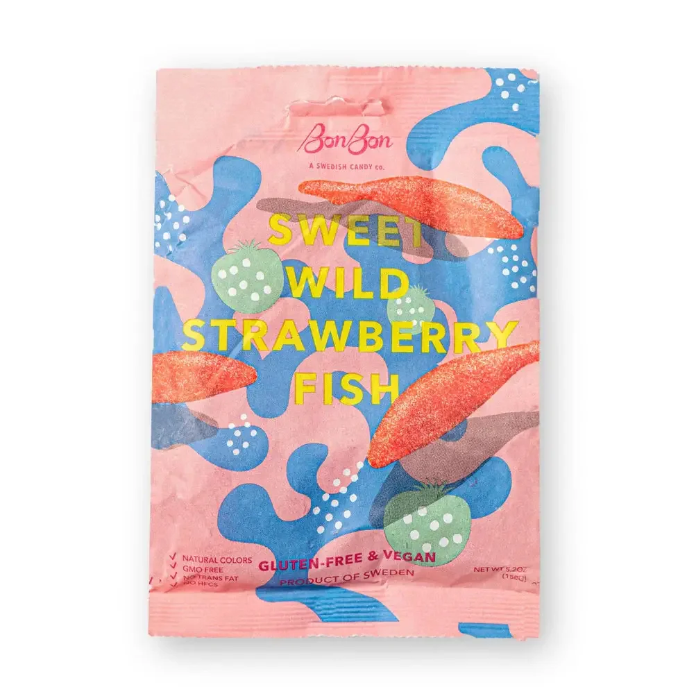 BonBon's Sweet Wild Strawberry Fish 5.2 oz