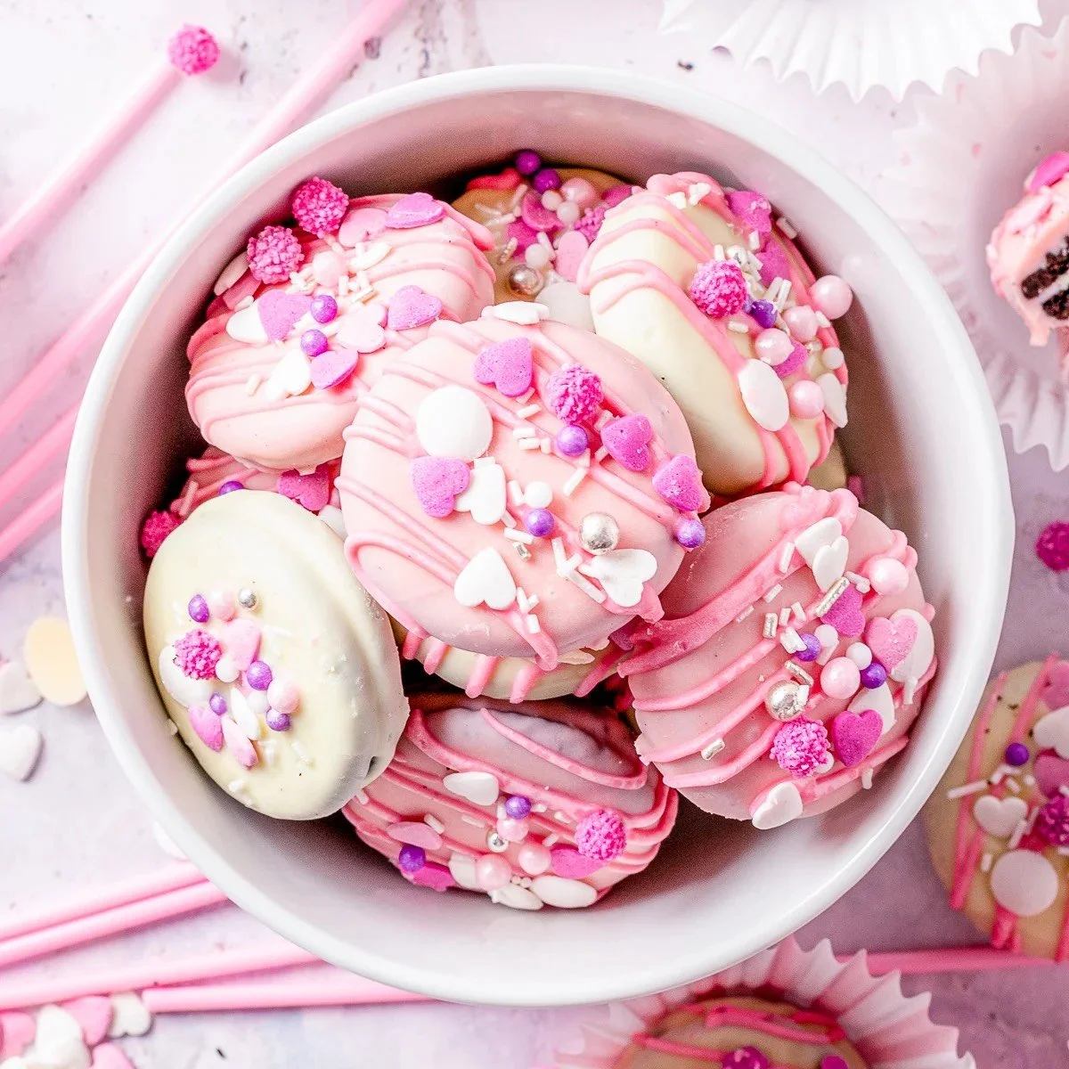Chocolate Covered Cookie Sandwiches