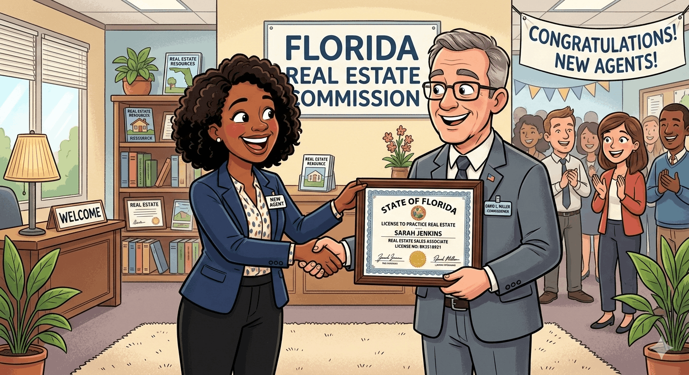 receiving your real estate license step 4