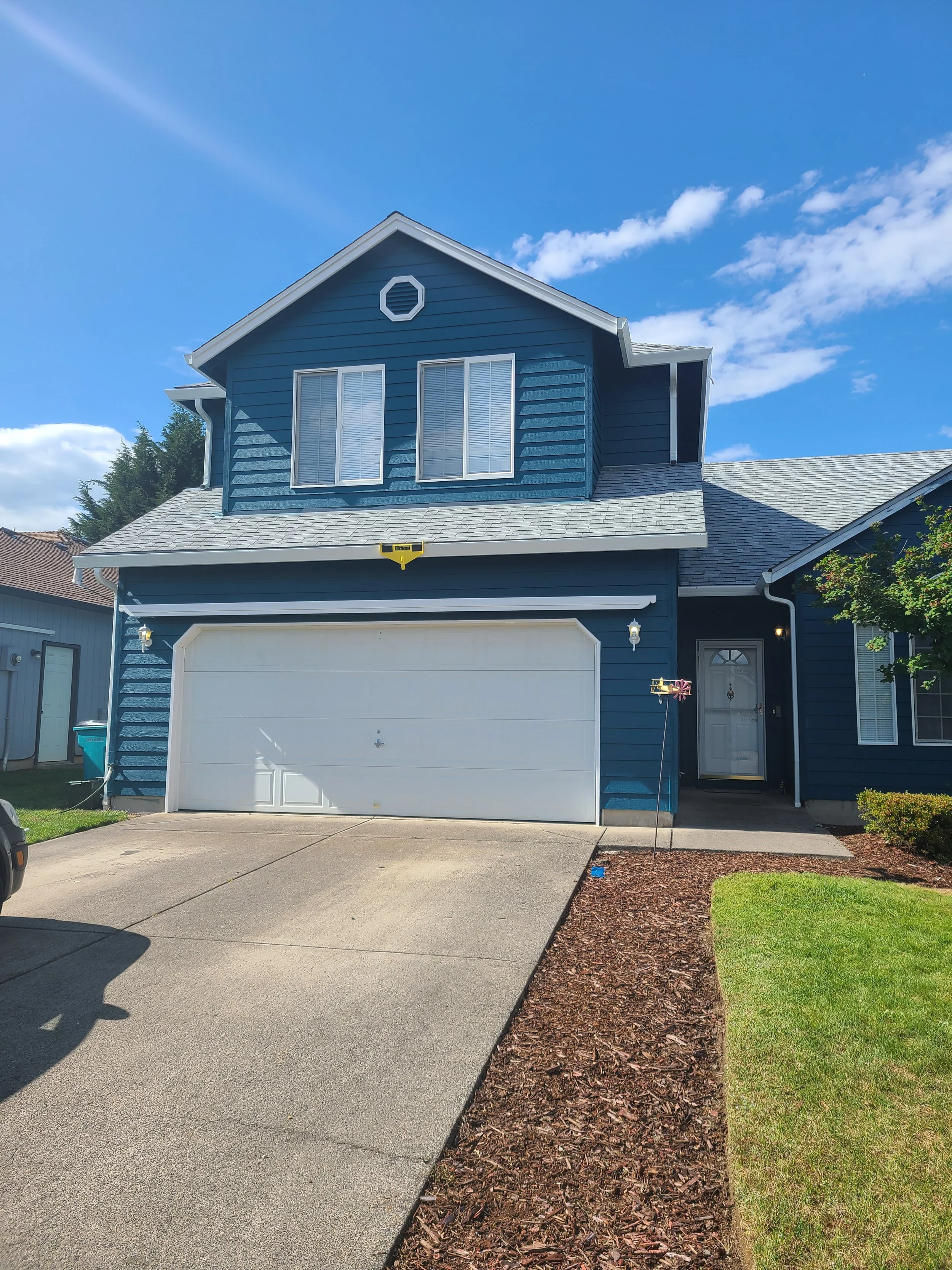 First house painted blue in 2022