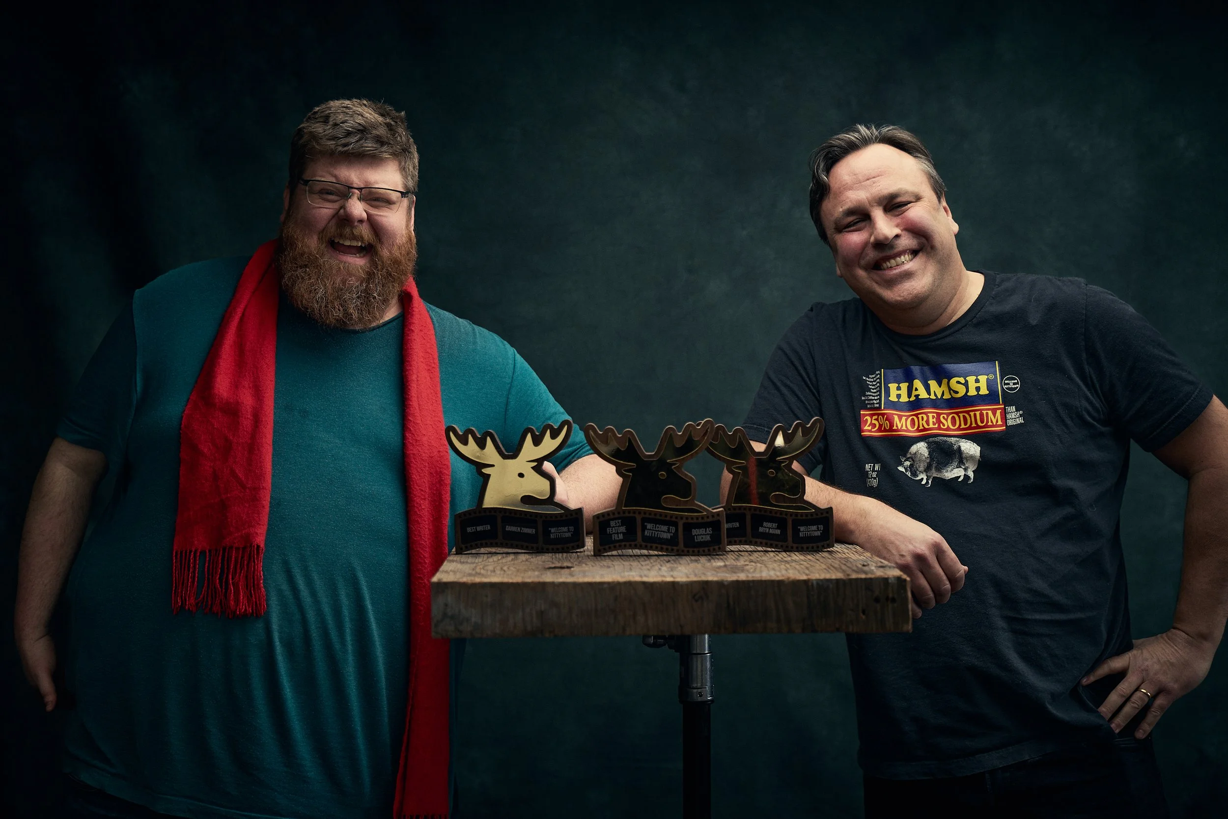 Director Douglas Luciuk and Writer Robert Bryn Mann for "Welcome to Kittytown"