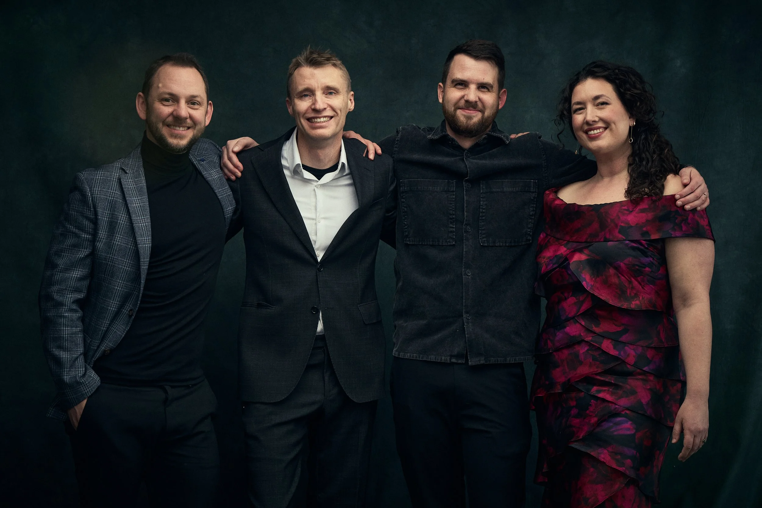 Host Bethany Knapp and Organizers Timothy Lenko, Nick Lamb, and Jeremy Ratzlaff