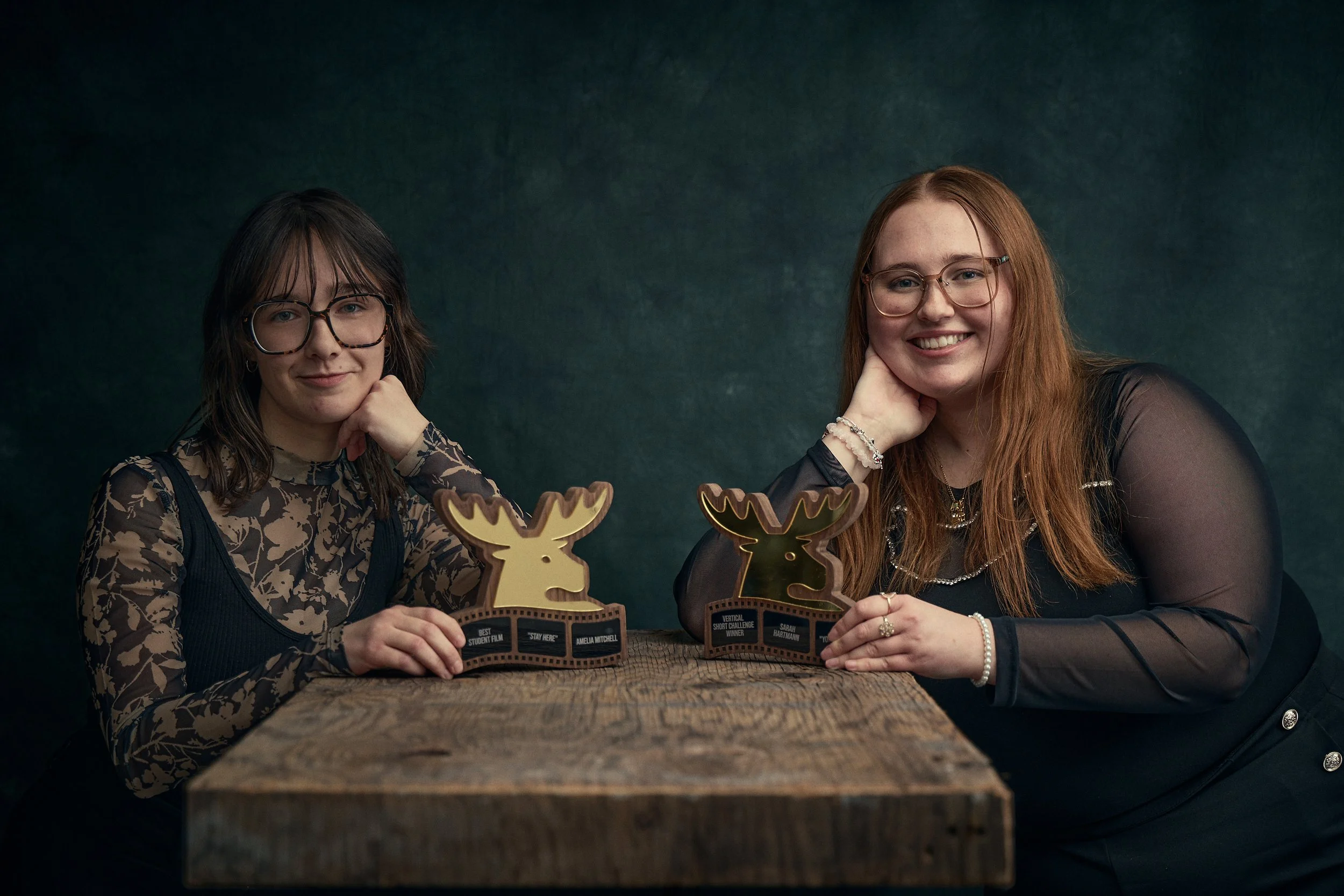 Directors Amelia Mitchell for "Stay Here" and Sarah Hartmann for "You're Invited"