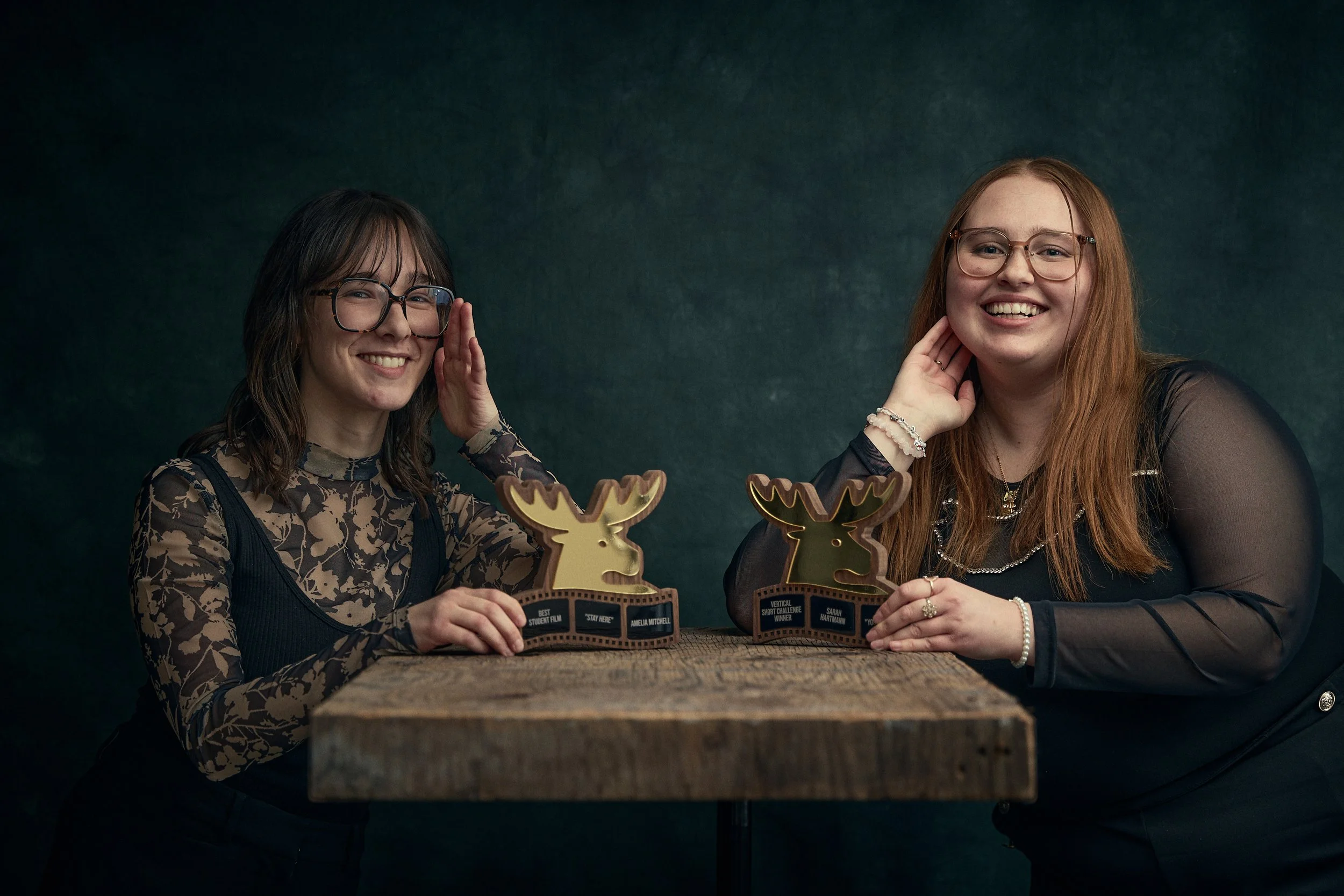 Directors Amelia Mitchell for "Stay Here" and Sarah Hartmann for "You're Invited"