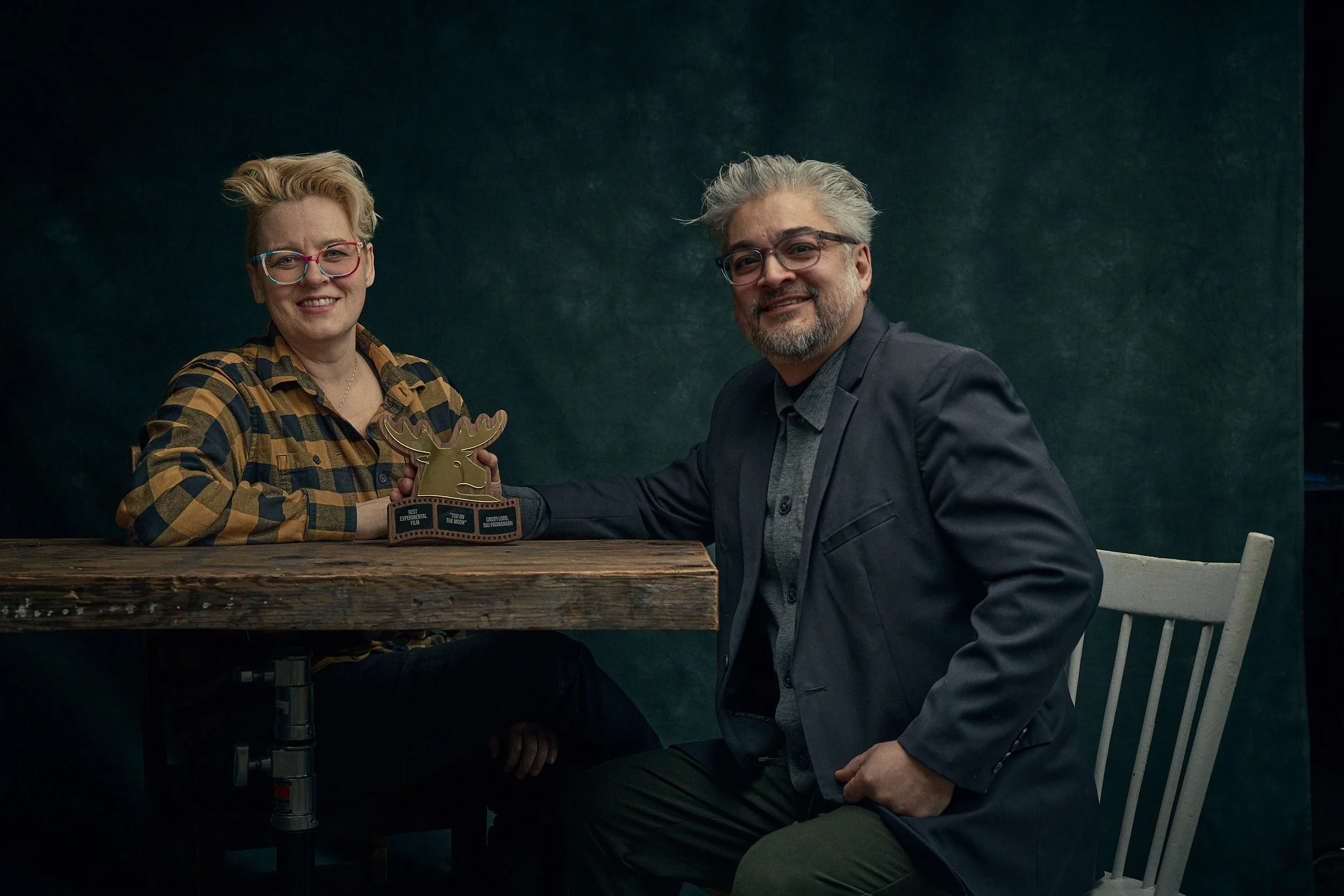 Directors Crispi Lord and Raj Padmanabh for "Tuo On The Moon"