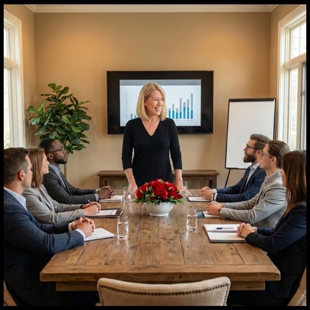 Connie-Wilder-Presenting-To-A-Group