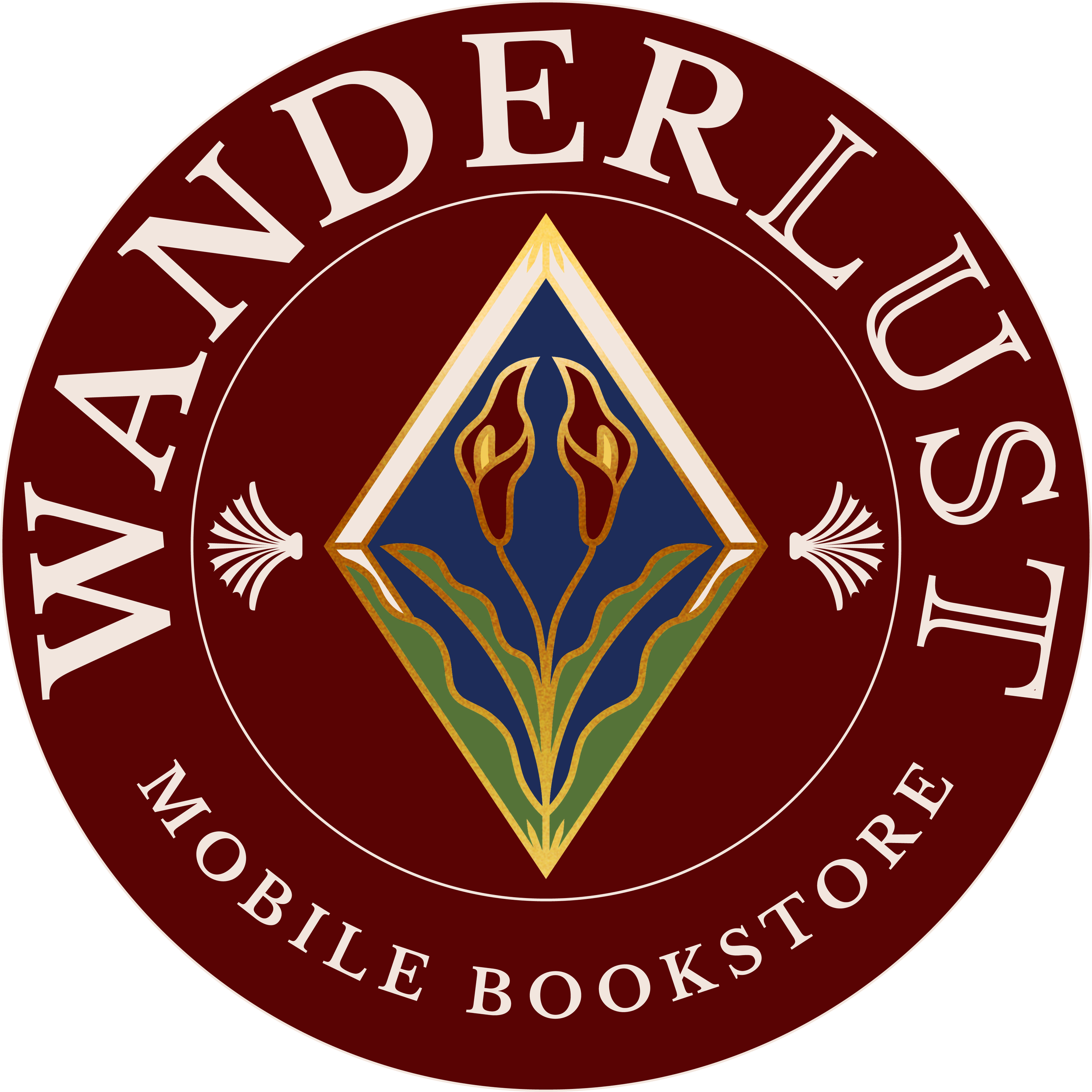Wanderlust Mobile Bookstore logo