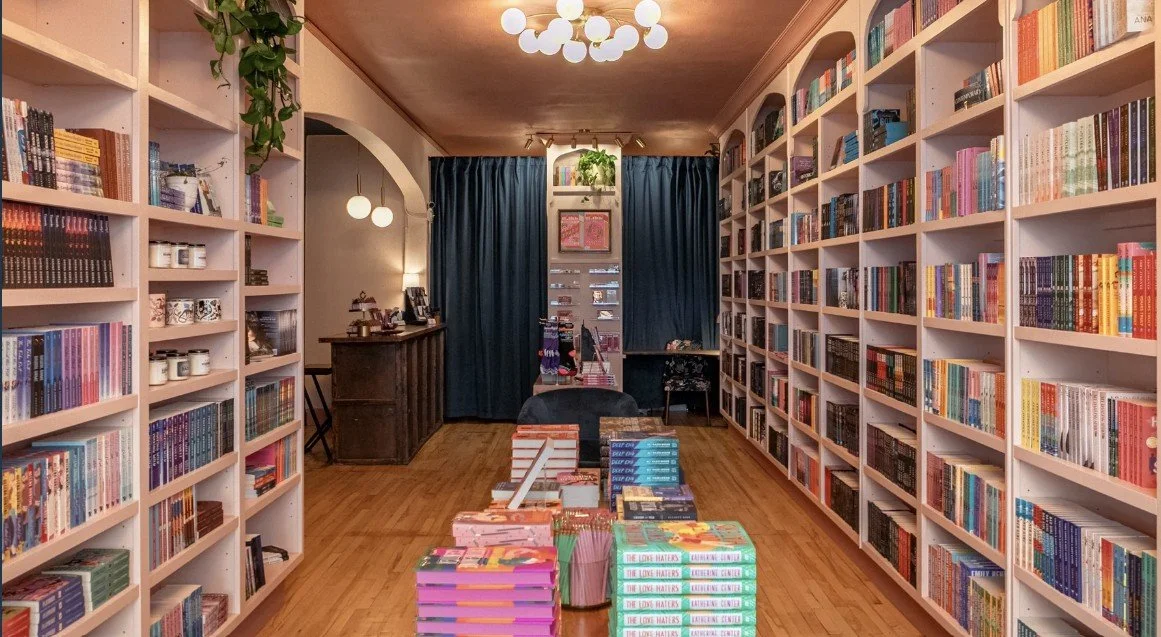 An interior photo of Thirst bookstore