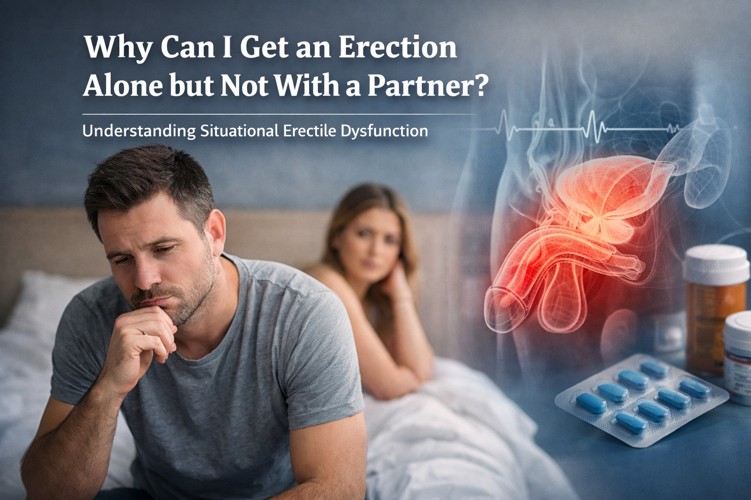 Why Can I Get an Erection Alone but Not With a Partner?