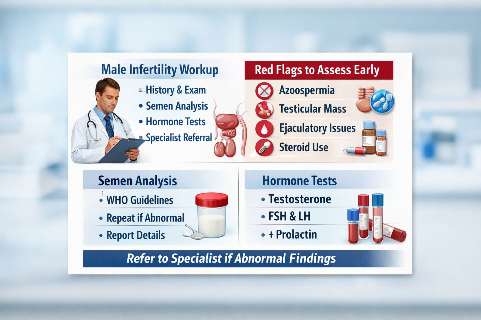 Male Factor Infertility Checklist for GPs 