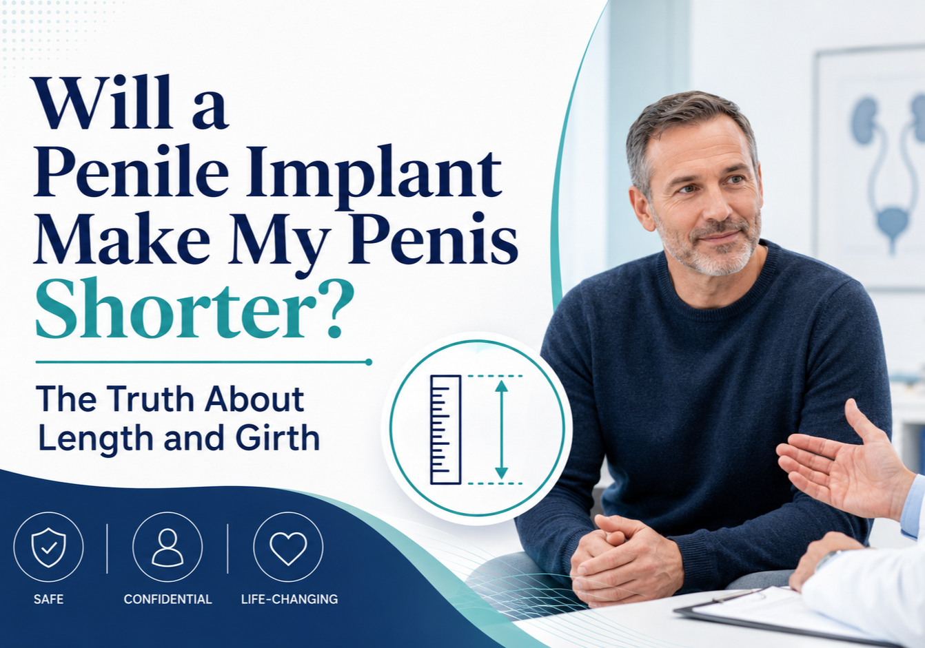 Will a Penile Implant Make My Penis Shorter? The Truth About Length and Girth