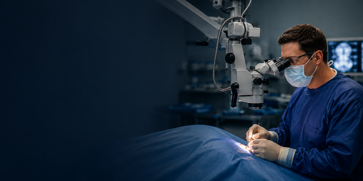 Specialist urological surgery performed using meticulous surgical technique