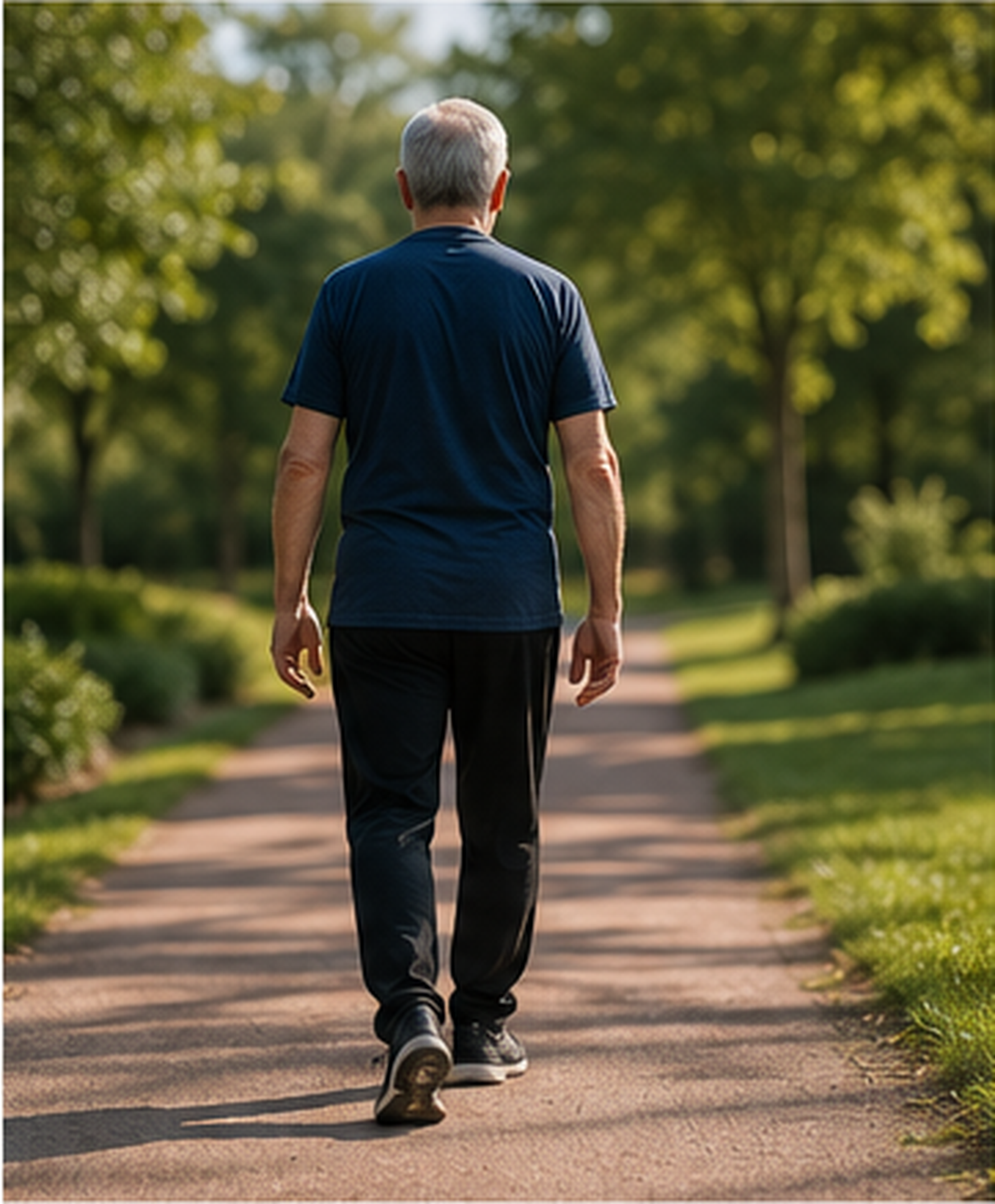 Older adult walking outdoors to represent independence and quality of life