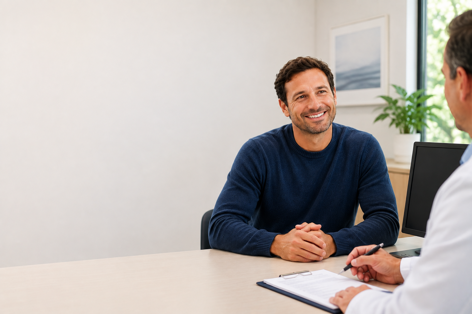 Private specialist consultation for Peyronie's disease and penile curvature