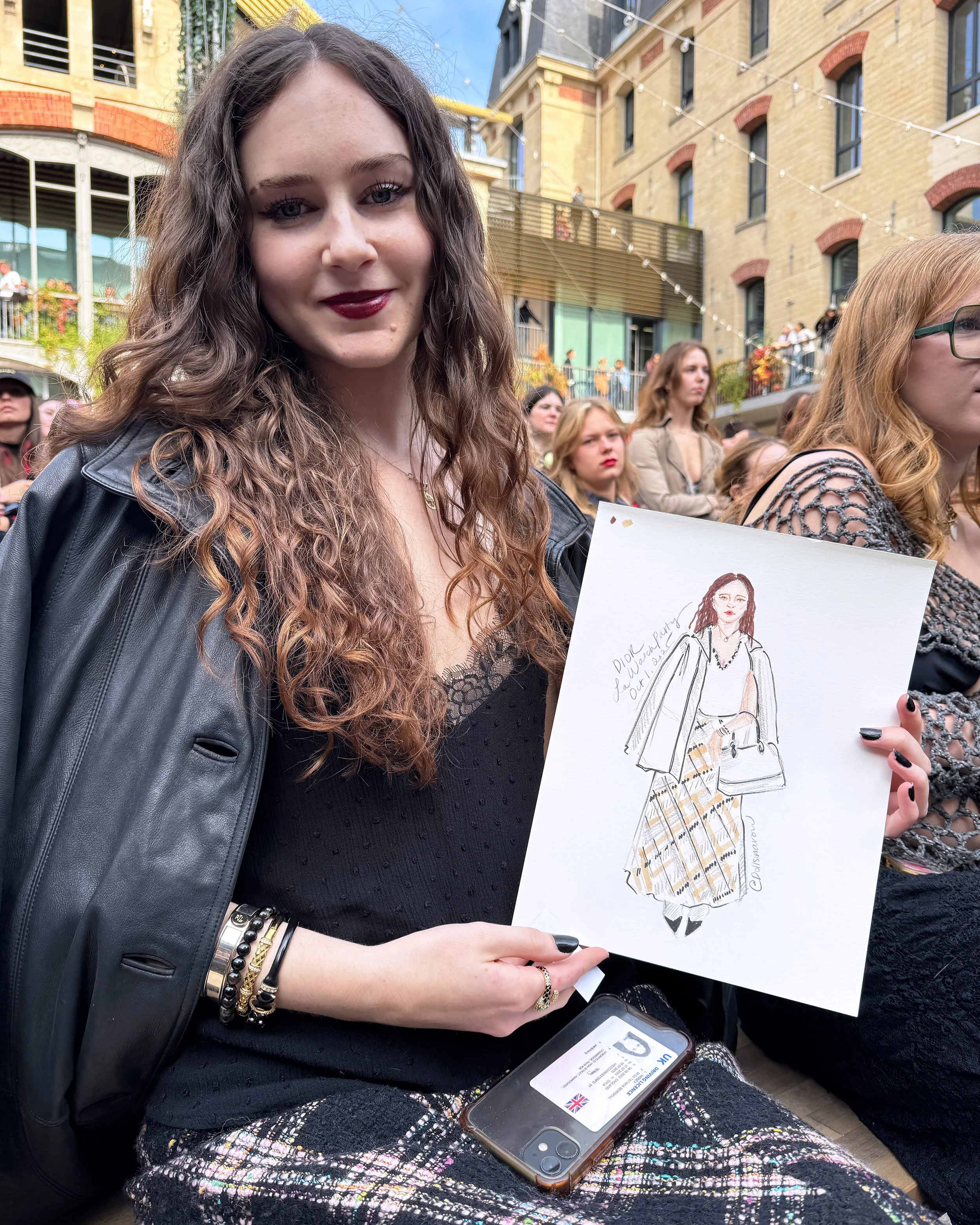 EVENT LIVE SKETCHING - "LA WATCH PARTY" PARIS FASHION WEEK