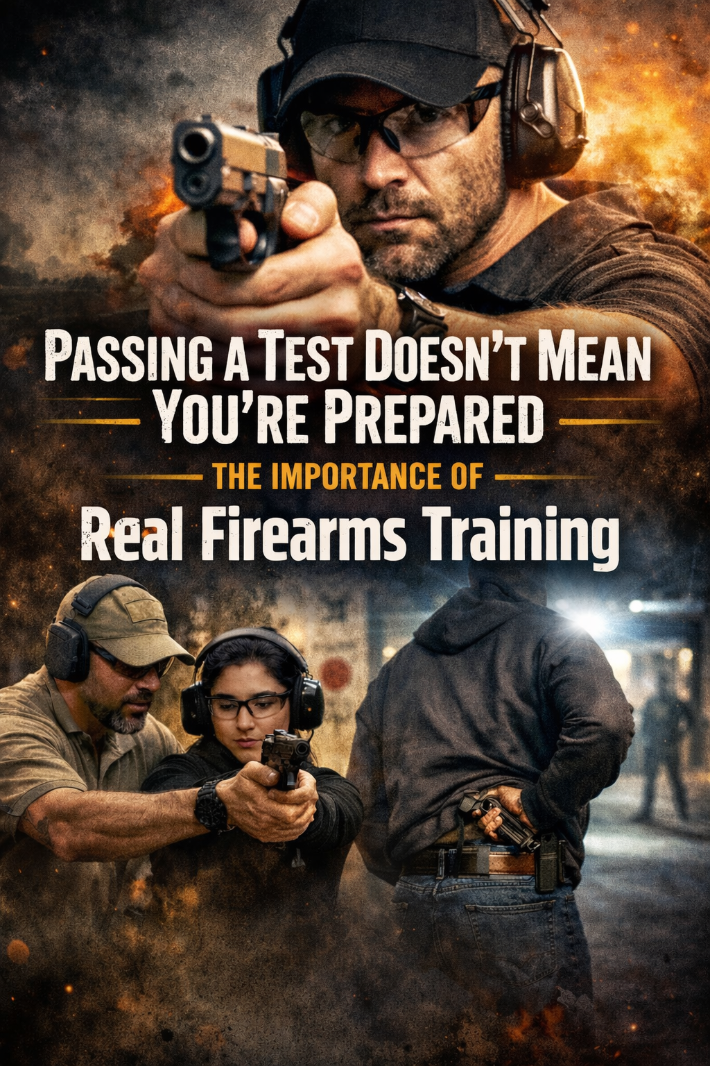 Passing a Test Doesn’t Mean You’re Prepared: Why Real Firearms Training Matters in New Jersey