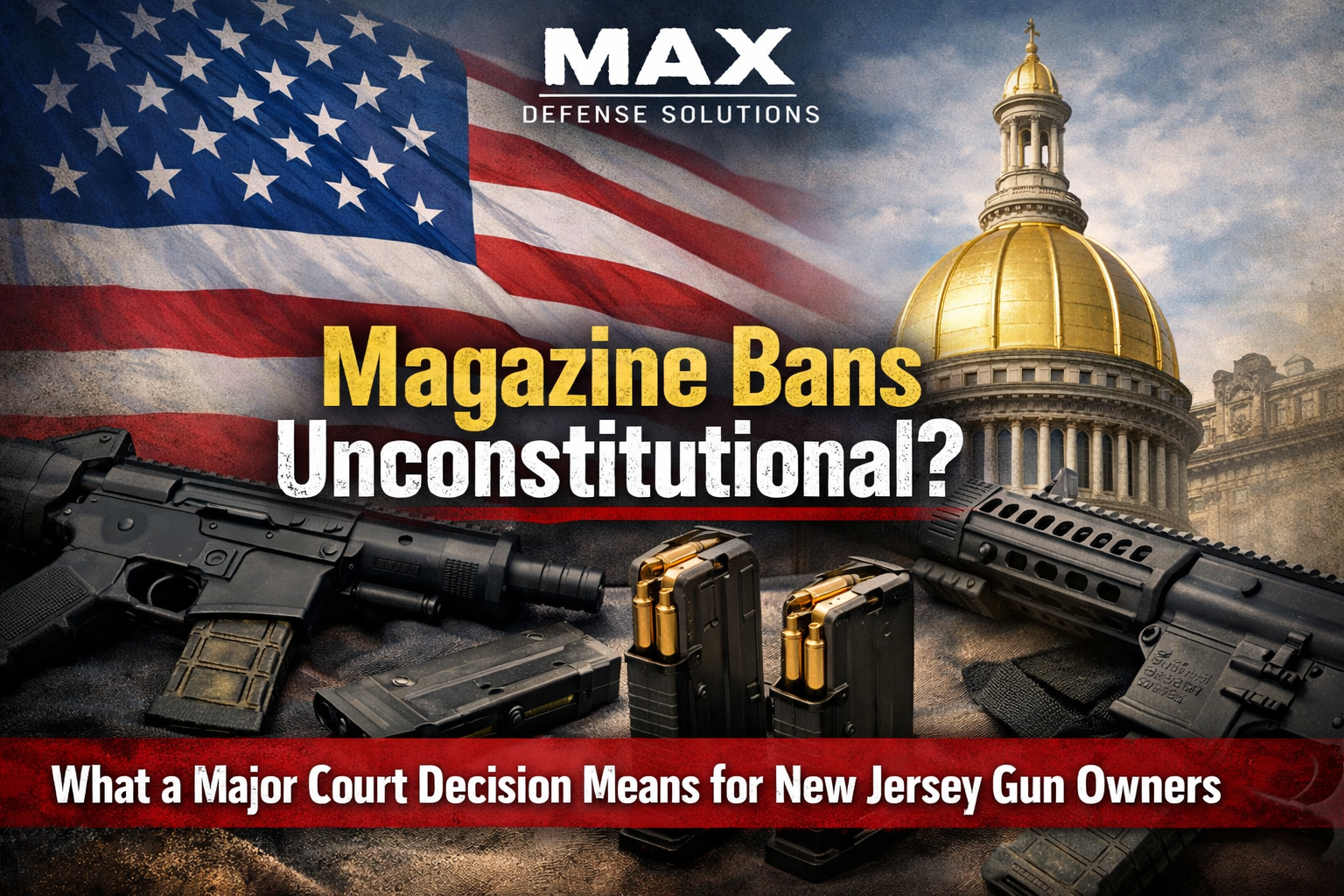 Are Magazine Bans Unconstitutional? What a Major Court Decision Means for New Jersey Gun Owners