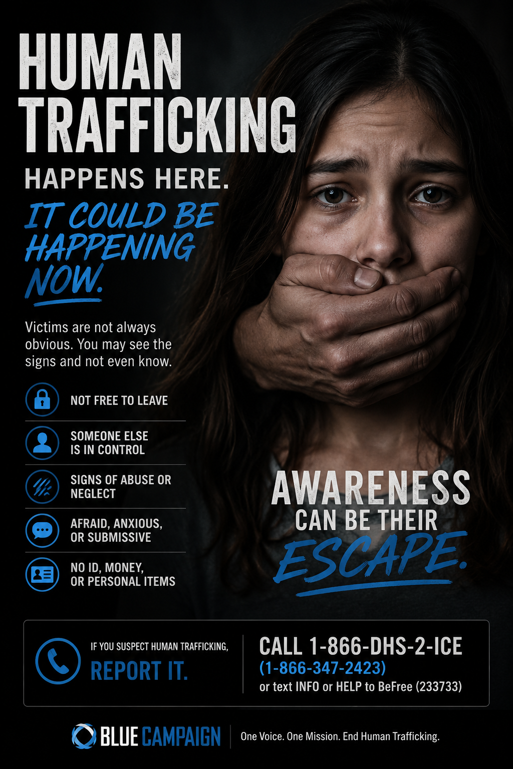 Human Trafficking Awareness: How to Recognize the Warning Signs and Protect Your Community