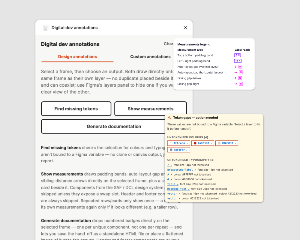 claude ai: figma dev annotations plugin