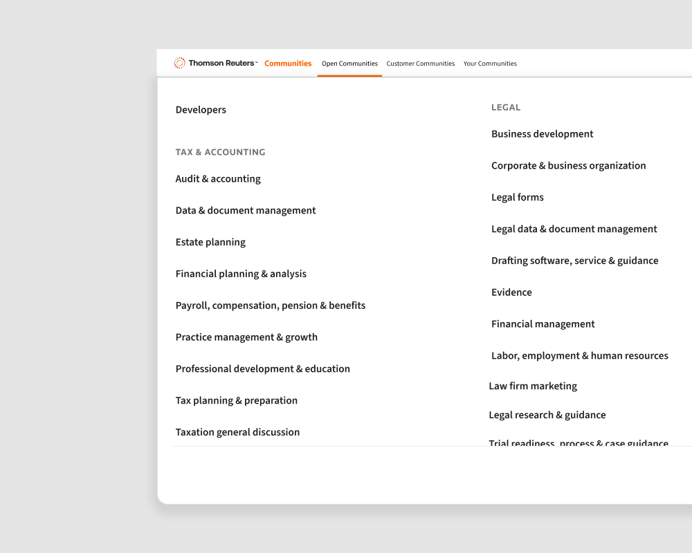 product design: communities forum