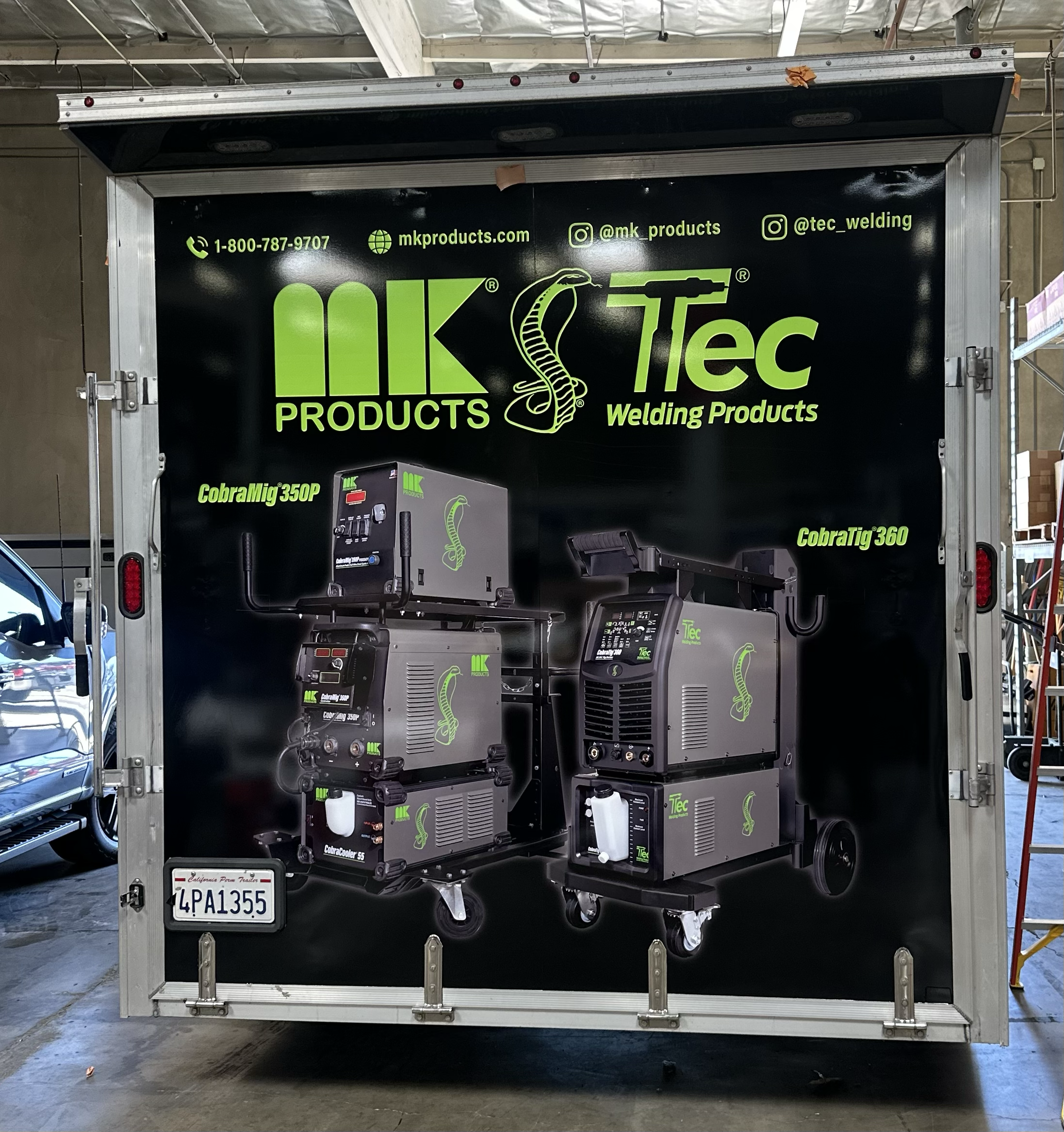 MK Product / Tec Welding Products Trailer Back