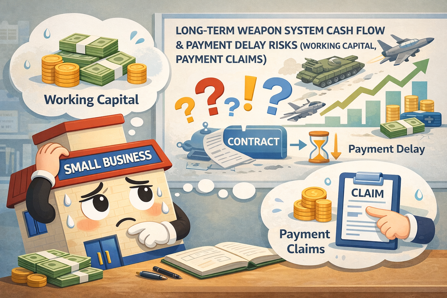 Managing Cash Flow and Settlement Delays in Long-Term Defense Contracts: Strategic Approaches to Working Capital and Payment Claims