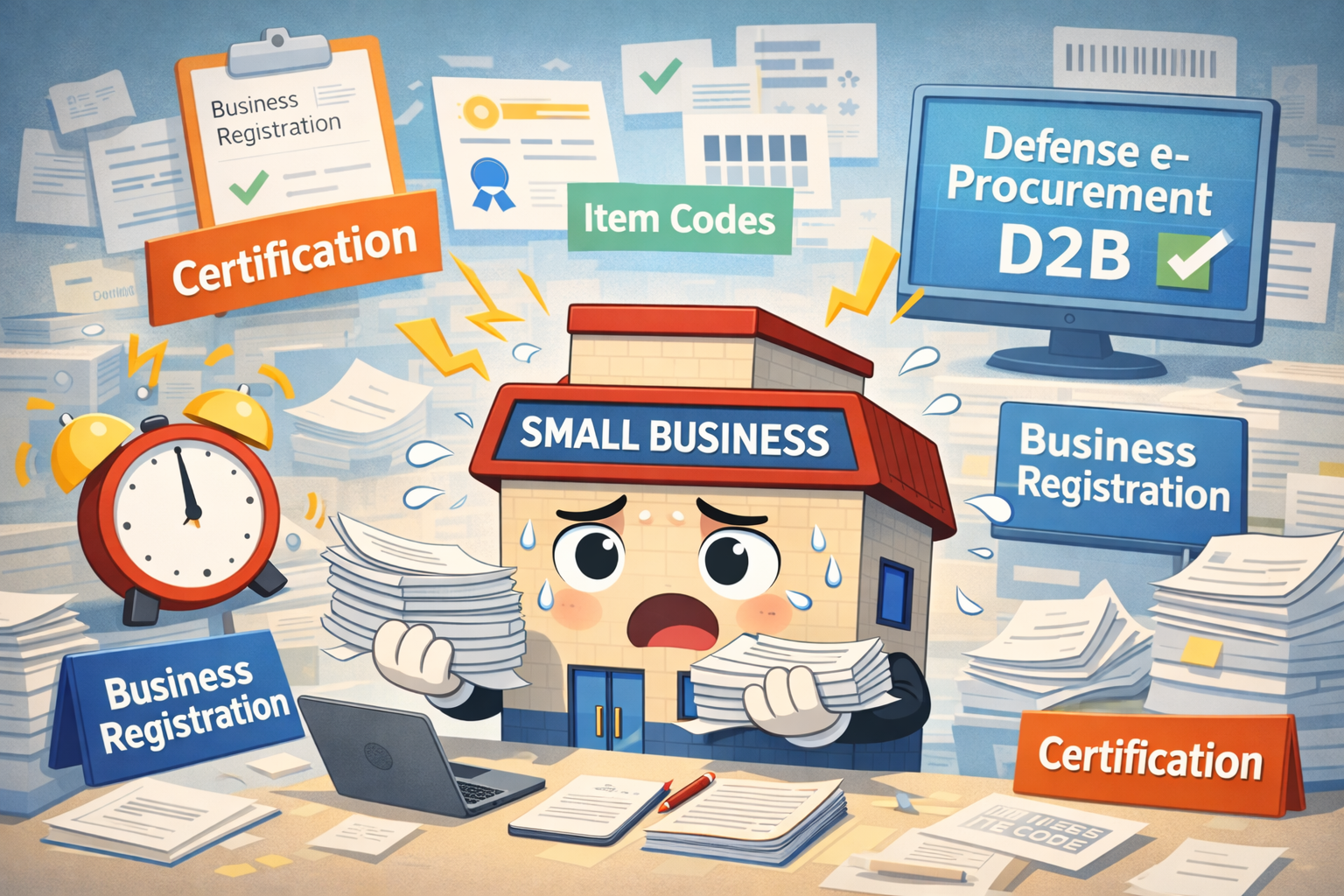 Establishing Participation Procedures in the Korea Defense Online E-Procurement System (D2B): Registration, Certification, and Item Coding