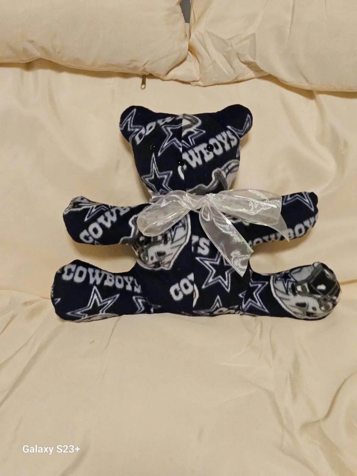 Dallas Cowboys Cuddle Bear w/ Bow Tie