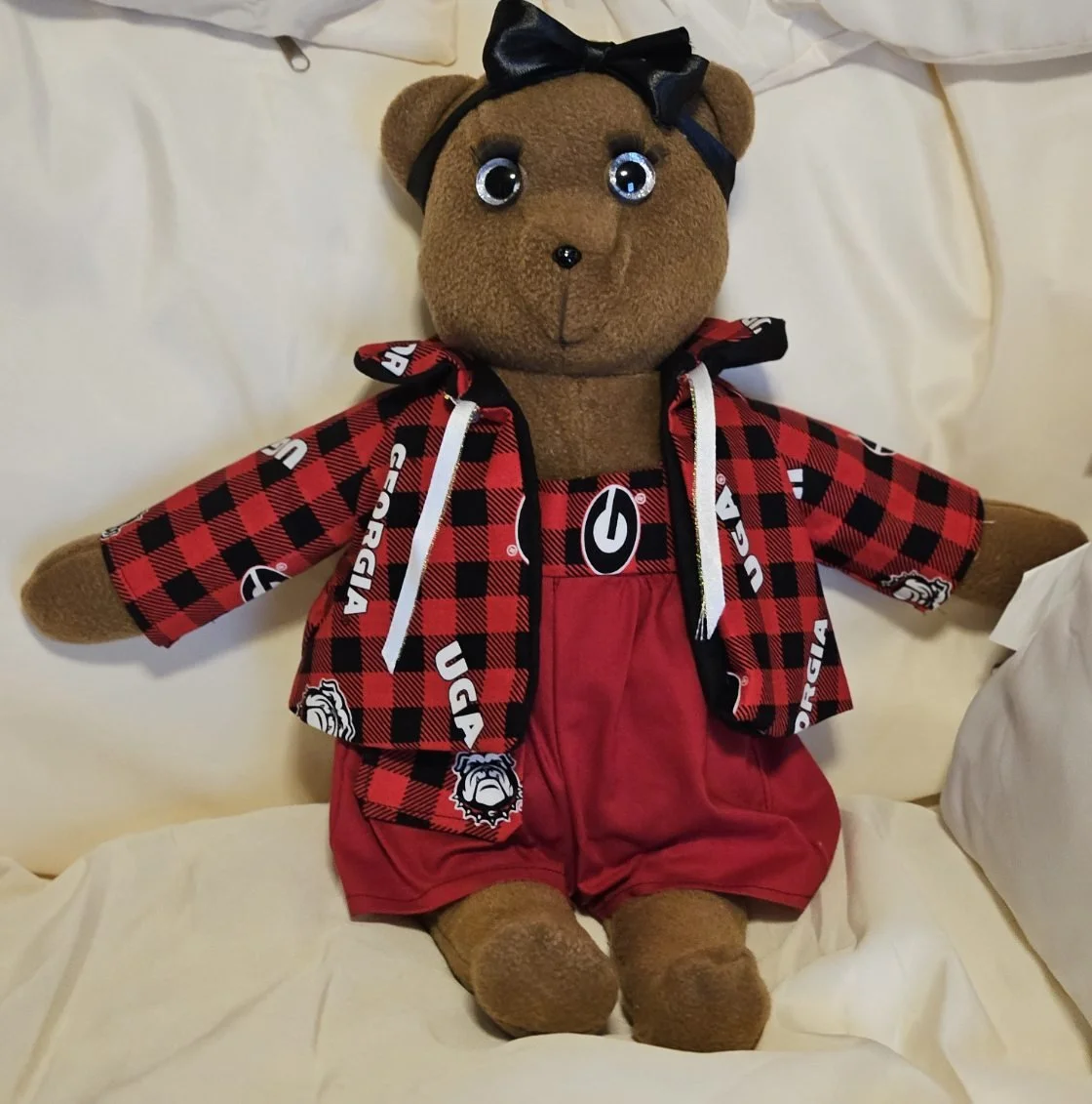 Brown Girl Bear w/ University of Georgia Print