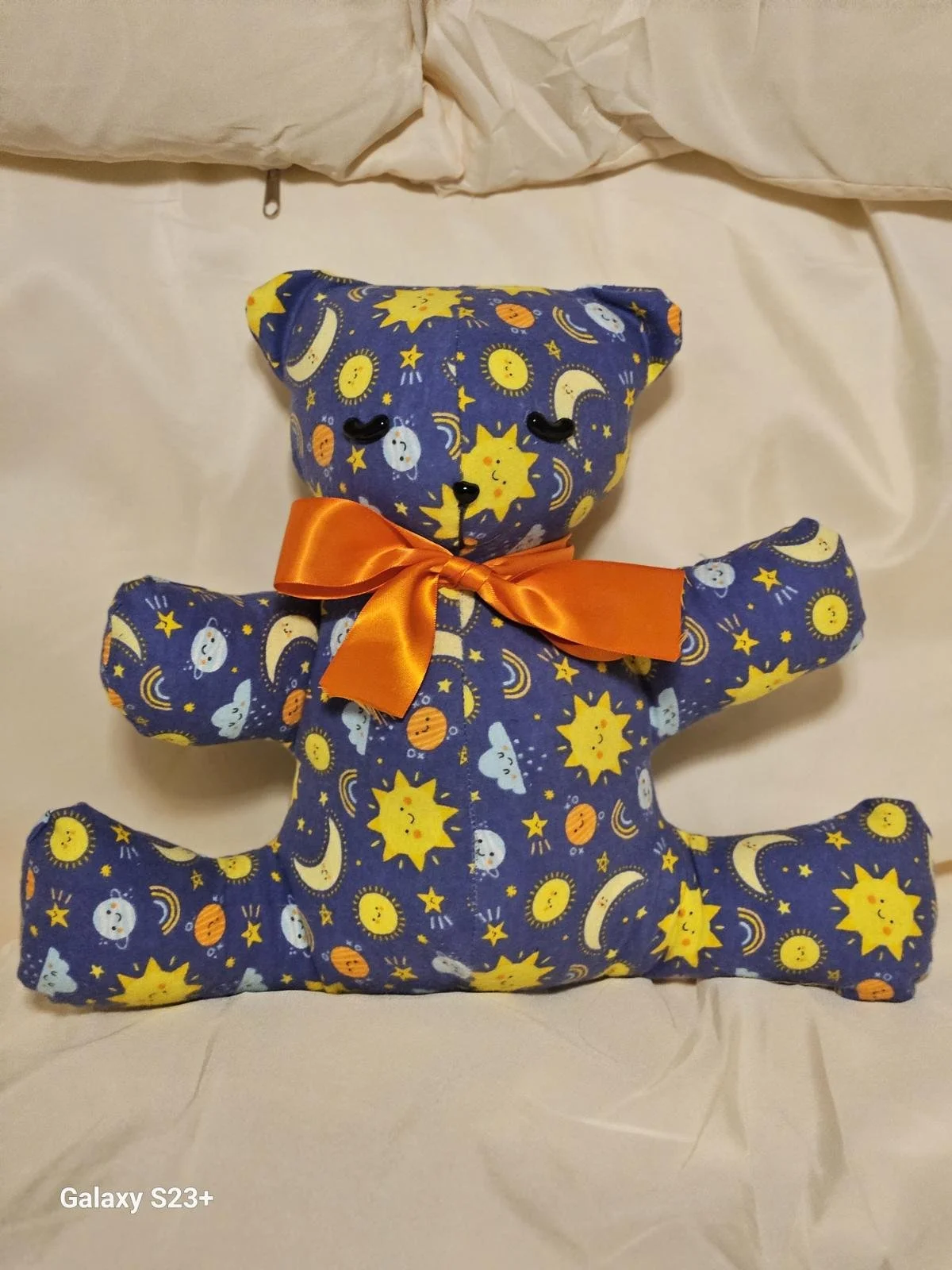 Sleepy Time Cuddle Bear w/ Bow Tie