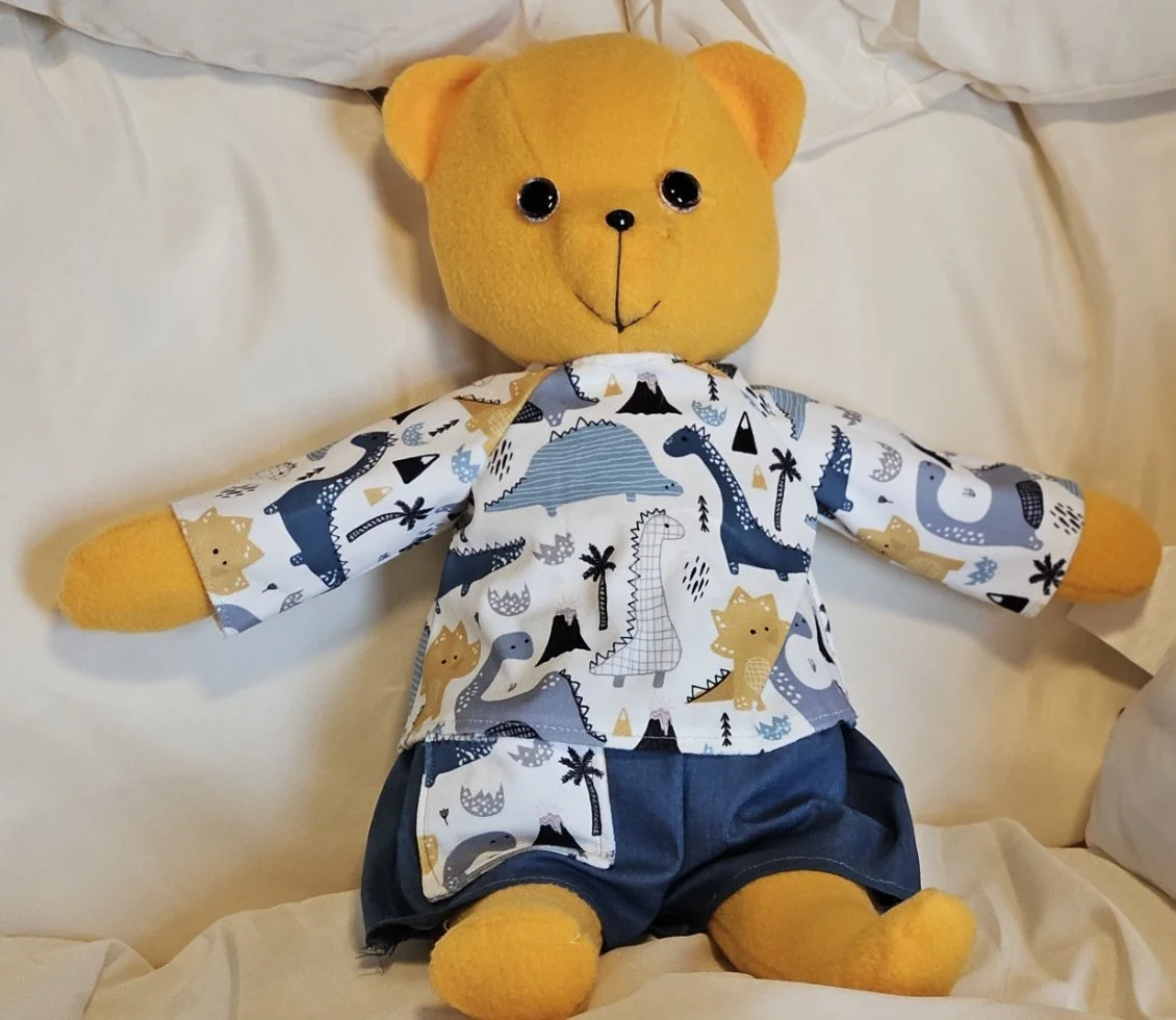 Golden Bear w/ Dino Print