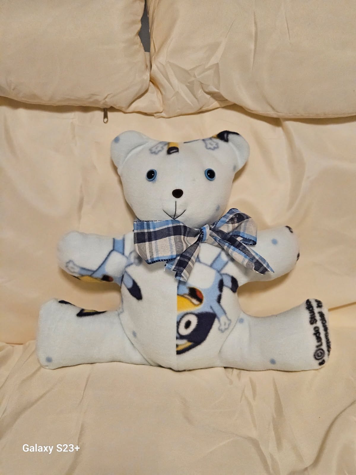 Bluey Cuddle Bear w/ Bow Tie