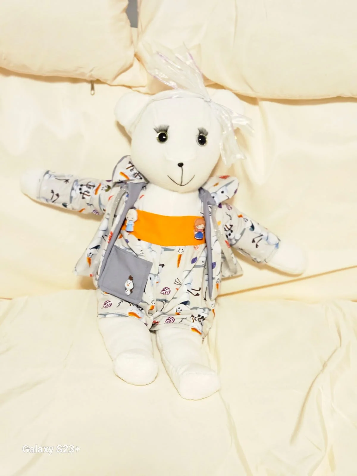 White Girl Bear w/ Frozen Print