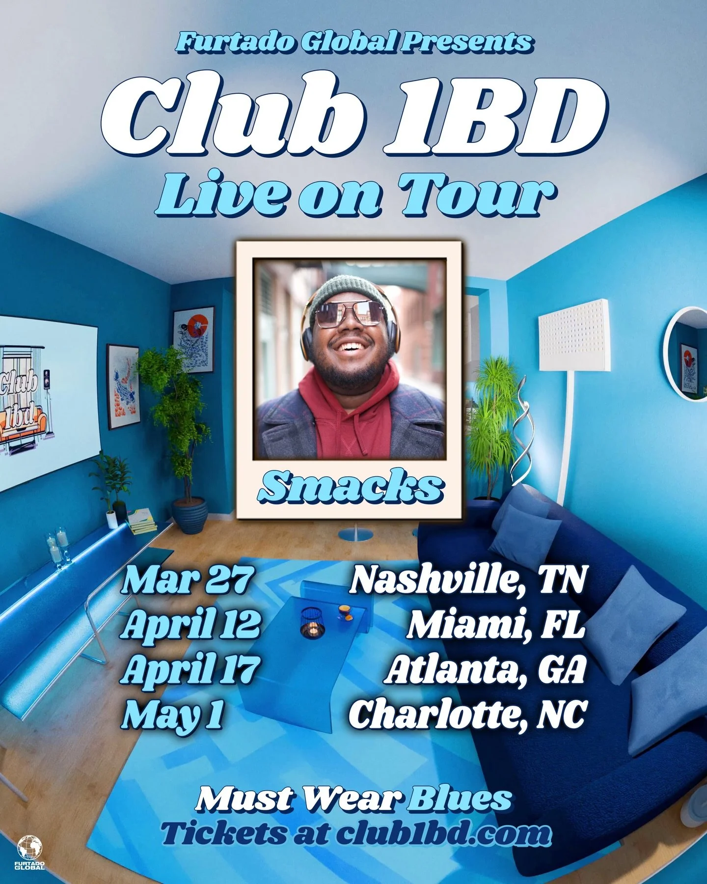 Excited to announce I&rsquo;ll be going on tour this Spring! Catch me in the South @club1bd 💙 

🎟️ in bio! #club1bd