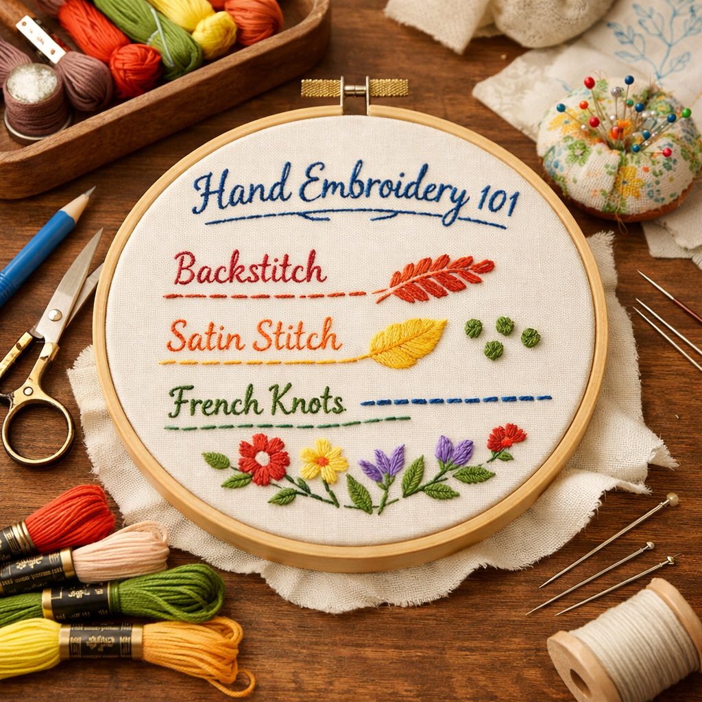 Hand Embroidery 101