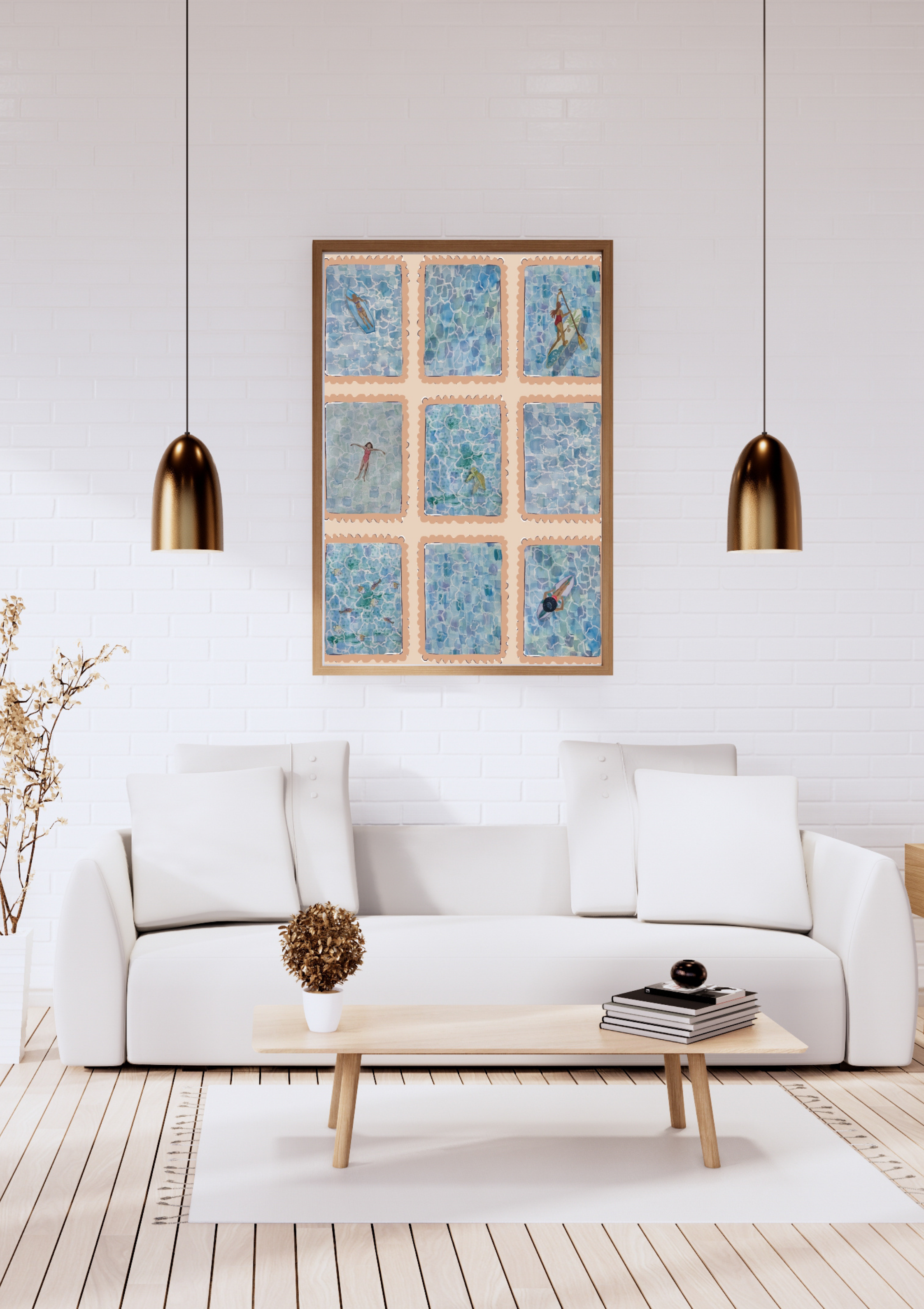 White Minimalist Elegant Mockup Framed Wall Art.png