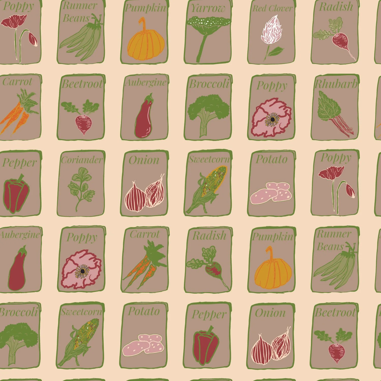 Farmhouse  Vintage Seed Packs