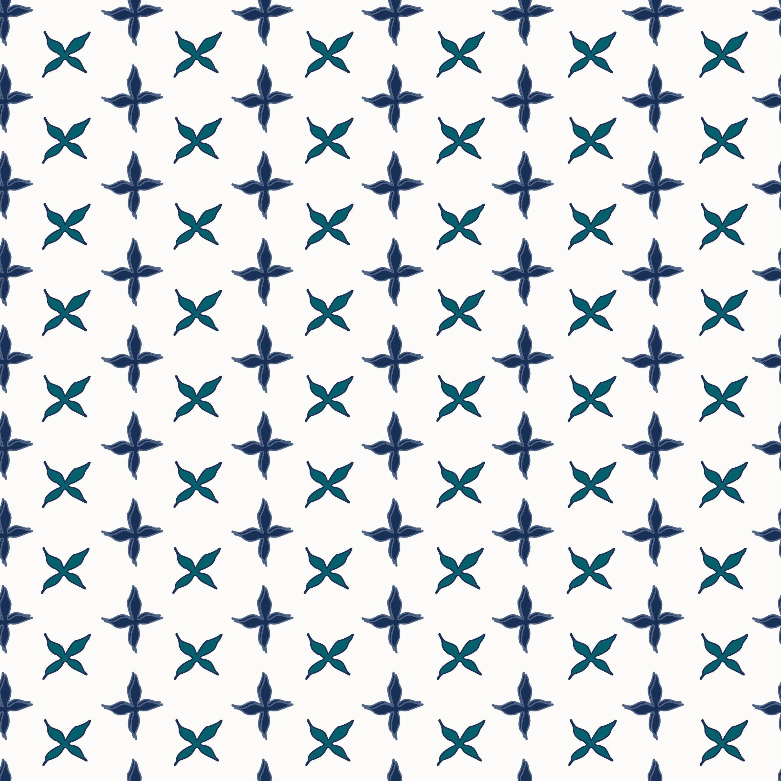 Ocean pinwheel stripe
