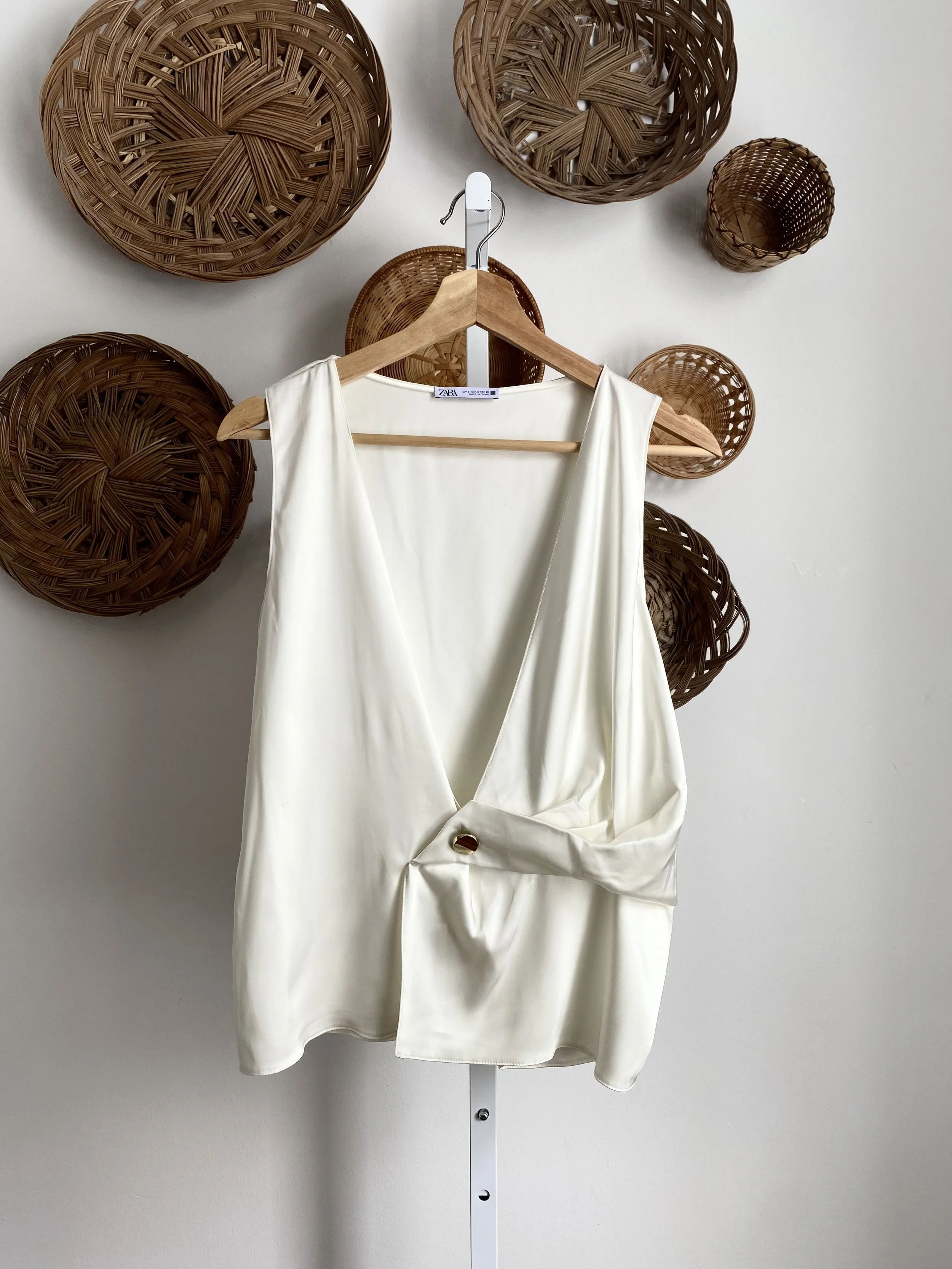 Zara Vest Style Blouse (S)
