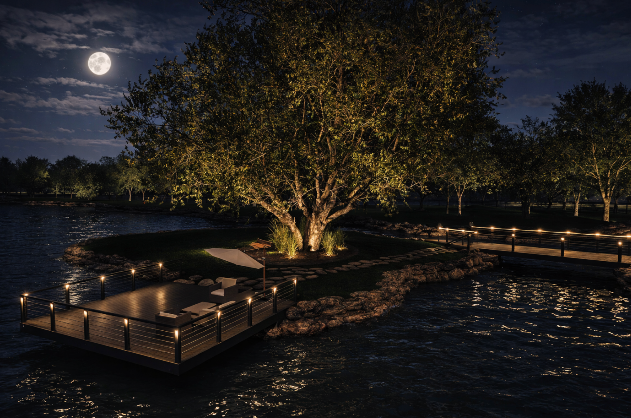 Transform Your Outdoor Space with Professional Landscape Lighting