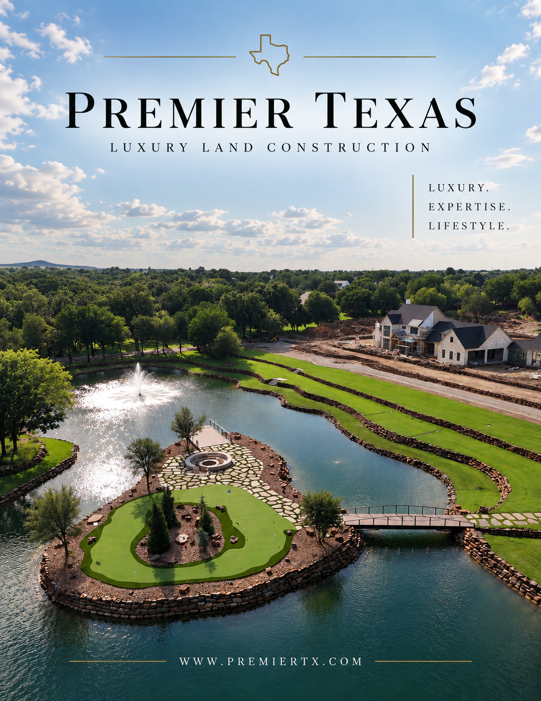 Transforming Texas Properties: Professional Landscape Construction Services by Premier Texas