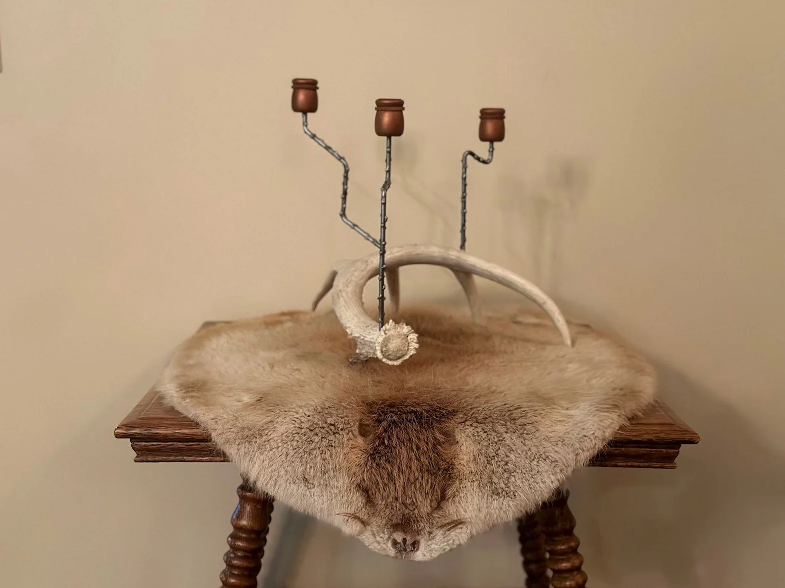 Antler Candle Holder (chrome).jpg