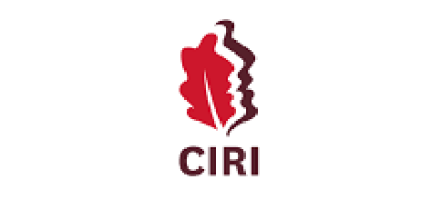 CIRI logo with a stylized red and black figure.