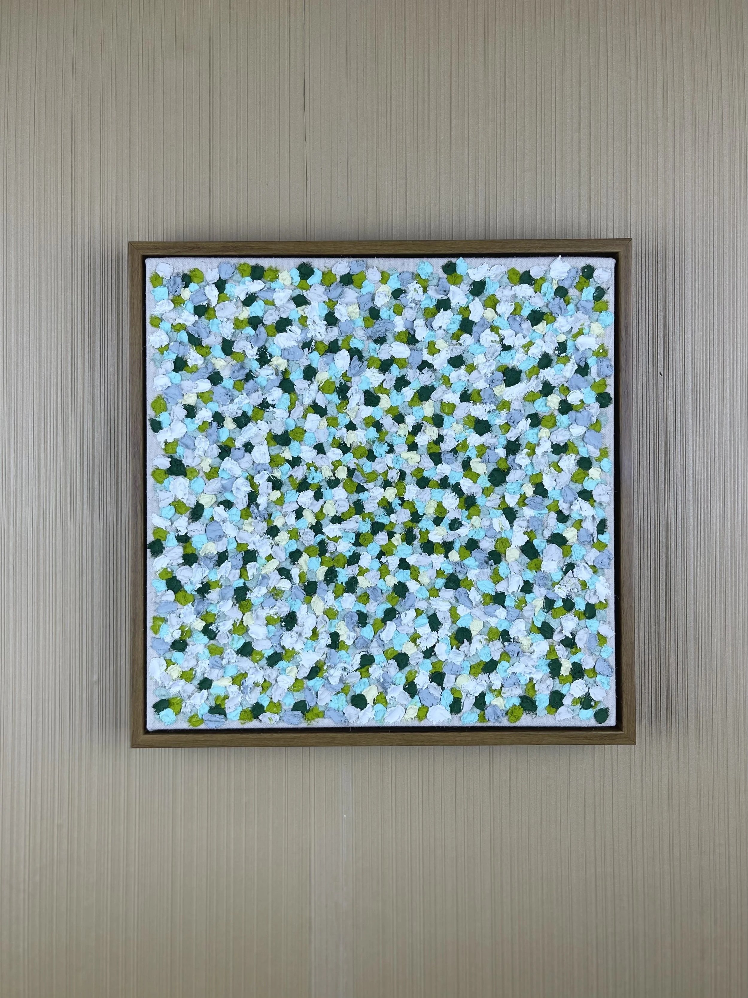 Dots / oil painting /12x12