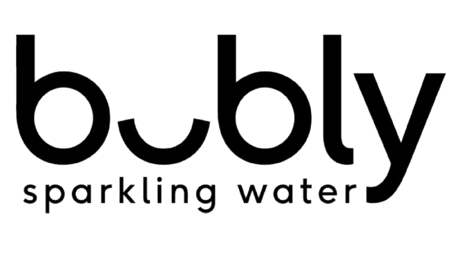 Logo for 'Baby Sparkling Water' with the brand name in lowercase letters and a tagline underneath reading 'sparkling water'.