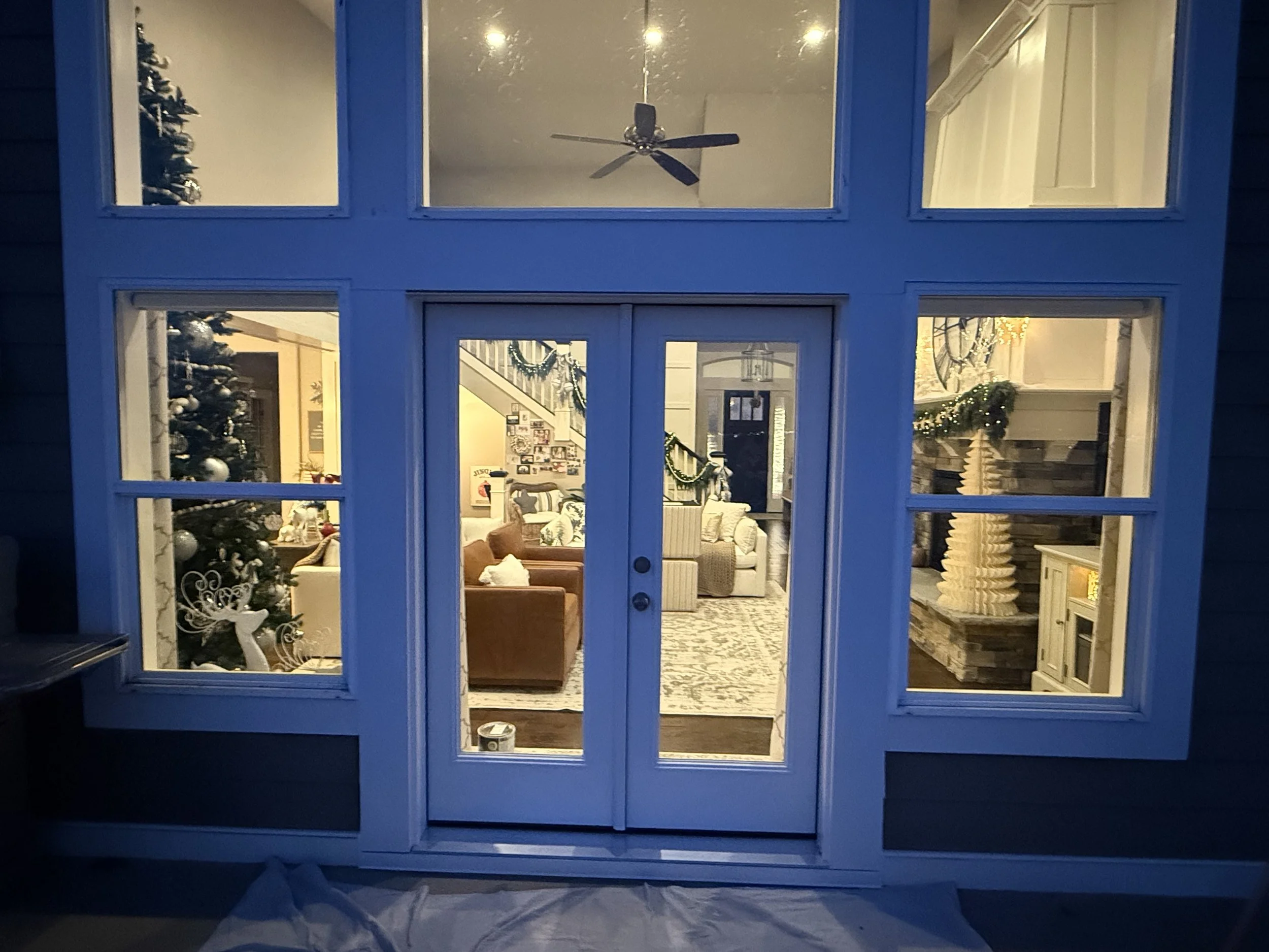 Exterior French door replacement in Saratoga Utah