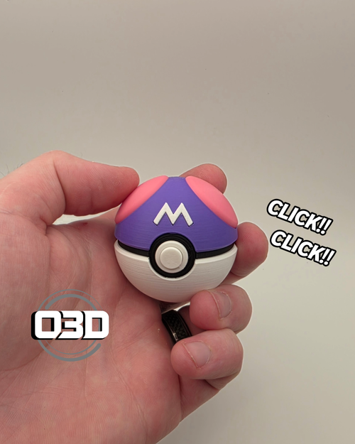 2in Clicker Pokeballs