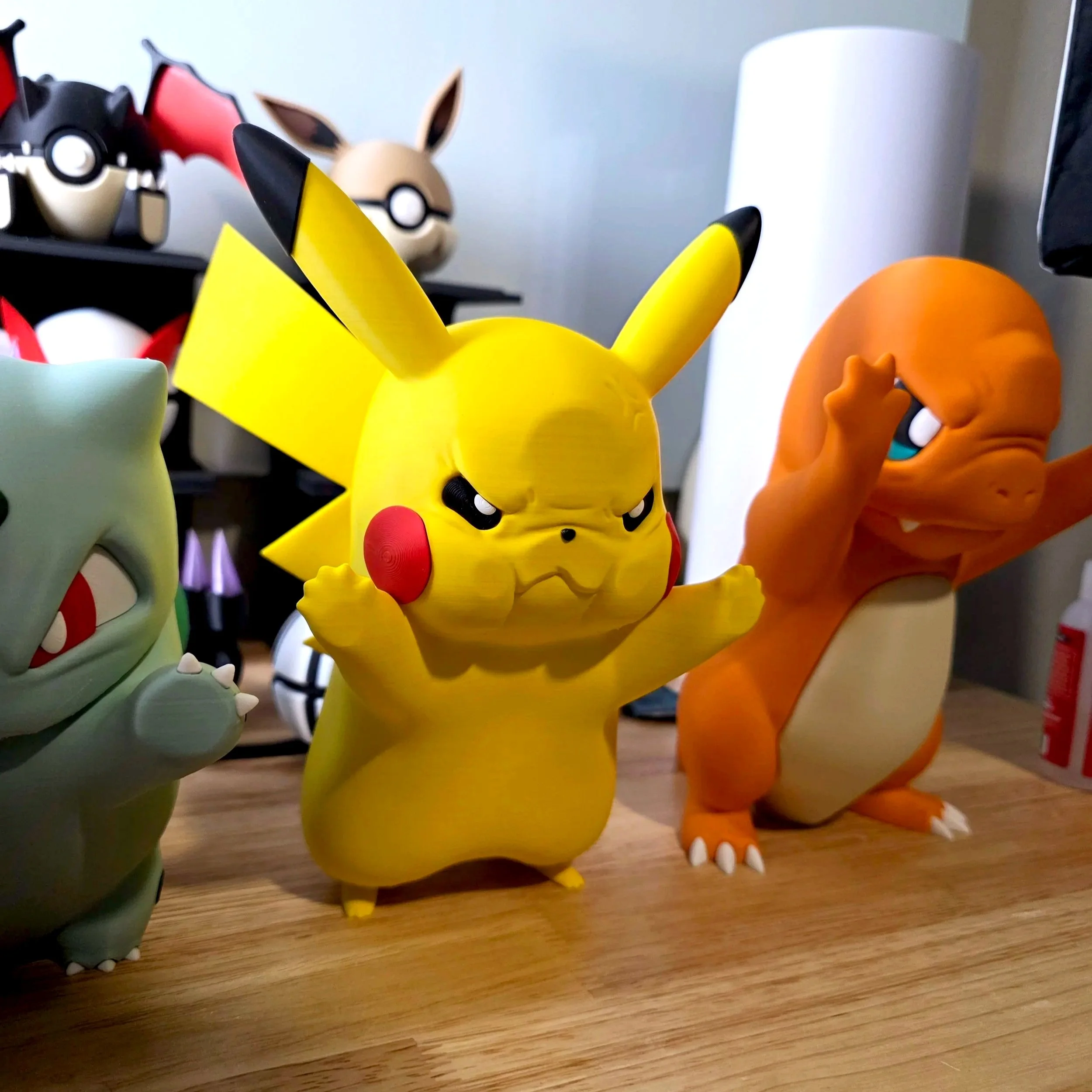 WINDOW MODELS! Pikachu, Charmander, Squirtle, Bulbasaur and