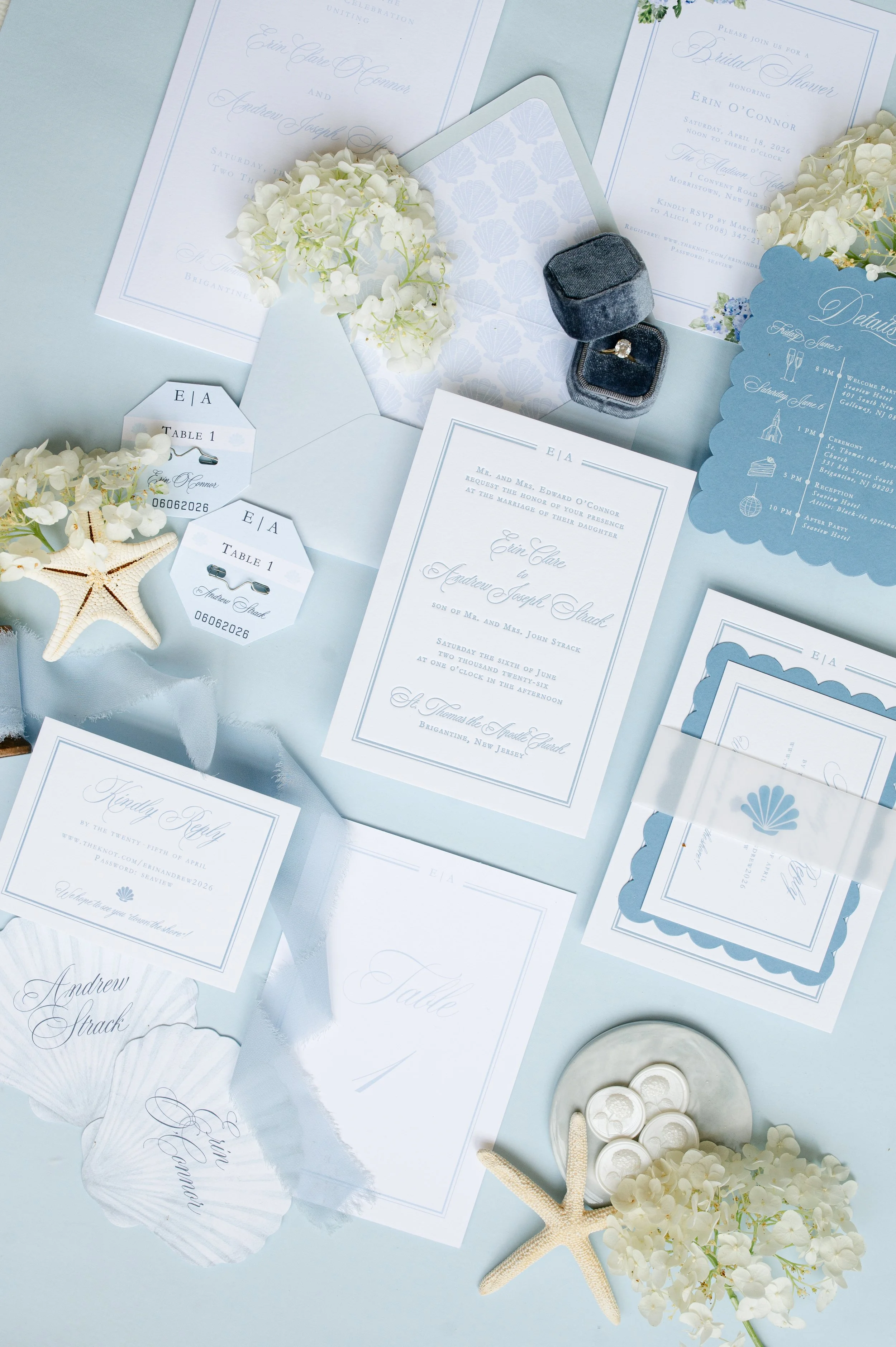 Erin & Andrew | Coastal, Timeless, Elegant |
Brigantine, NJ