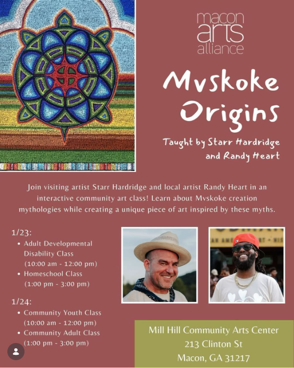 Macon Art Alliance | Mvskoke Orgins